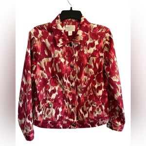 Christopher Banks Four Pocket Snap Blazer Jacket Womens Medium Long Sleeves